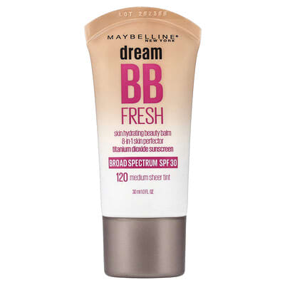 Dream BB Fresh, Skin Hydrating Beauty Balm, SPF 30, 120 Medium Sheet Tint, 1 fl oz (30 ml)