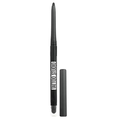 Подводка для глаз Maybelline Tattoo Studio Automatic Gel Pencil, 010 Pitch Black, 0.01 oz (280 mg)