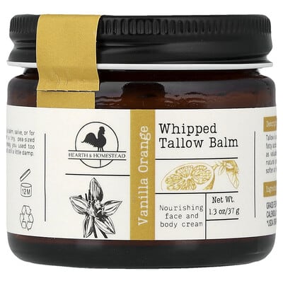 Whipped Tallow Balm, ваниль-апельсин, 1.3 oz (37 g)