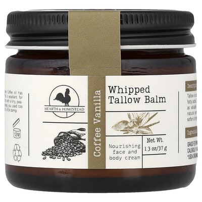 Бальзам Whipped Tallow Balm, Coffee Vanilla, 1.3 oz (37 g)