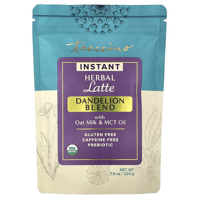 Teeccino травяной латте с одуванчиком без кофеина 7.9 oz (224 g)