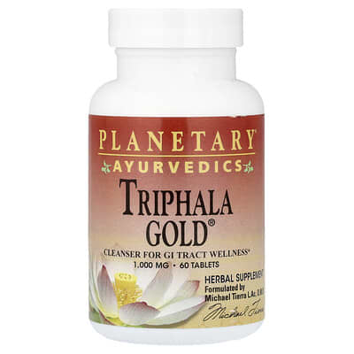 Ayurvedics, Triphala Gold®, 60 таблеток