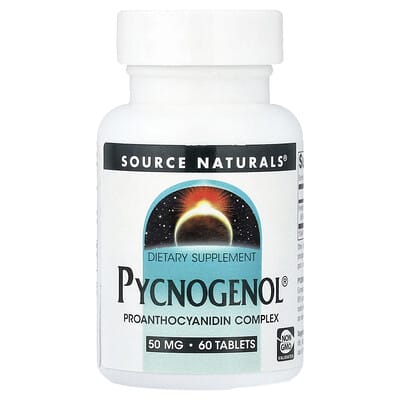 Pycnogenol, 50 mg, 60 таблеток