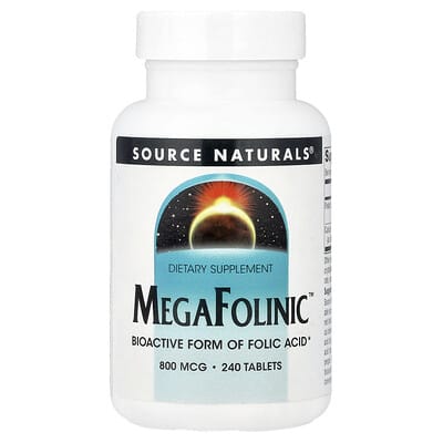 MegaFolinic™, 800 mcg, 240 Tablets