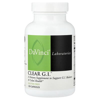 Clear G.I.™, 120 капсул DaVinci Laboratories