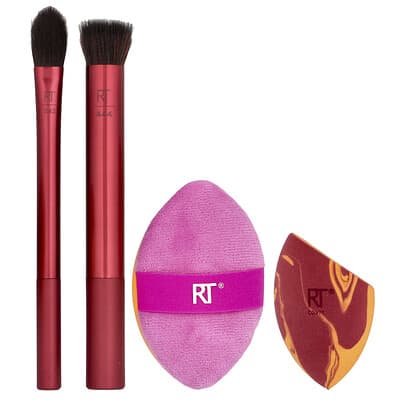 Набор кистей и спонжей Real Techniques Merry Must-Haves, 4 предмета