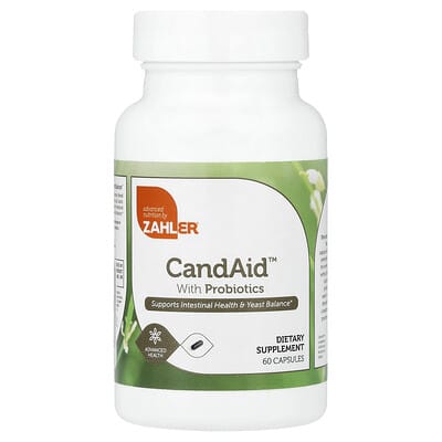 CandAid™ с пробиотиками, 60 капсул