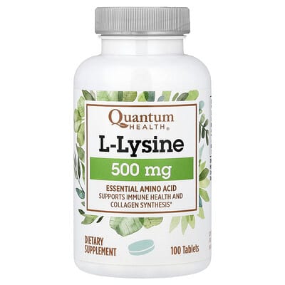 Quantum Health L-Lysine, 500 mg, 100 таблеток