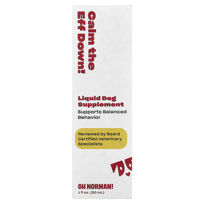 Добавка для собак Calm Down Liquid 1 fl oz (30 ml)