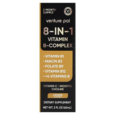 Комплекс витаминов B 8-in-1 Lemon 2 fl oz (60 ml)