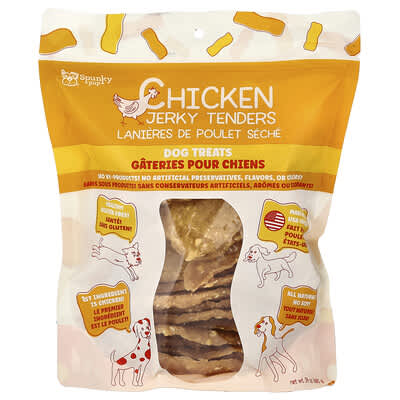 Spunky Pup лакомства для собак Chicken Jerky Tenders, 24 oz (680 g)