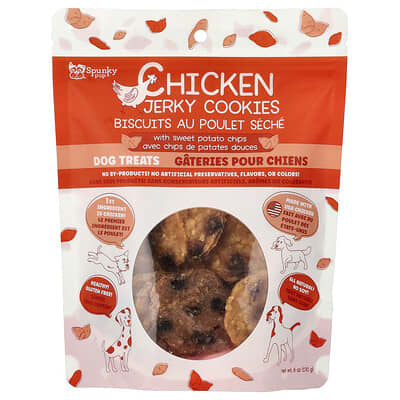 Лакомство для собак Chicken Jerky Cookies, 6 oz (170 g)