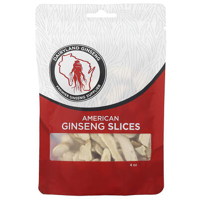 Нарезка корня женьшеня American Ginseng, 4 oz