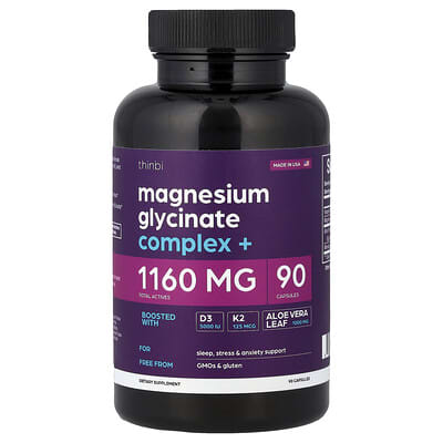 Magnesium Glycinate Complex +, 90 Capsules