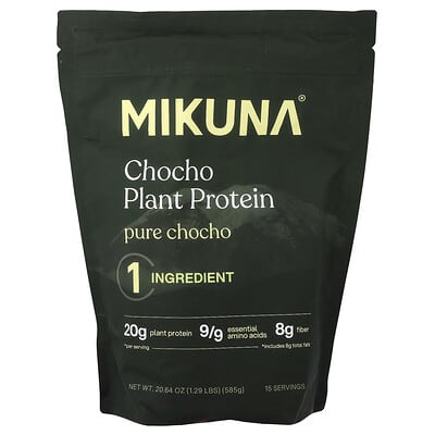Растительный протеиновый порошок Chocho Plant Protein Powder, Pure Chocho, 1.29 lbs (585 g)