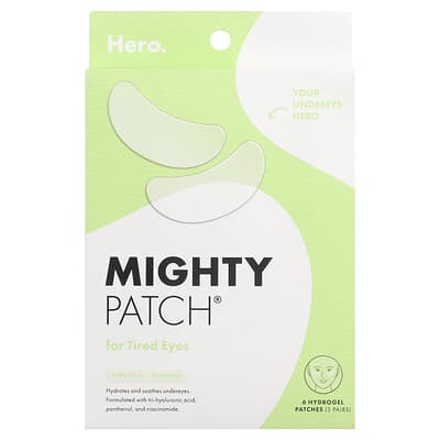 Mighty Patch®, For Tired Eyes, 6 Hydrogel Patches