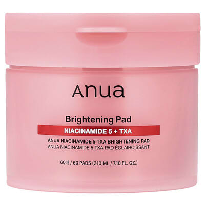 Очищающие диски Anua Niacinamide 5 TXA Brightening Pad, 60 Pads