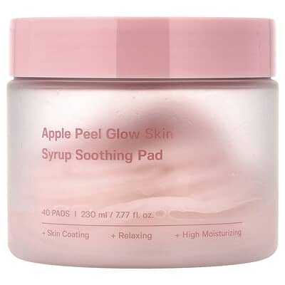 Apple Peel Glow Skin Syrup Soothing Pad, 40 Pads