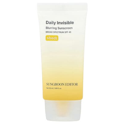 Sungboon Editor Солнцезащитный крем Daily Invisible, SPF 40, 50 ml