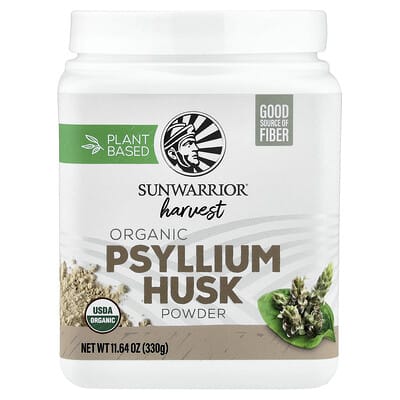 Sunwarrior Harvest органический порошок шелухи псиллиума 11.64 oz (330 g)