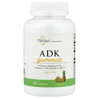 ADK Gummies, Pineapple, 60 Gummies