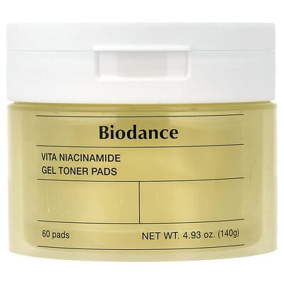 Vita Niacinamide Gel Toner Pads, 60 Pads