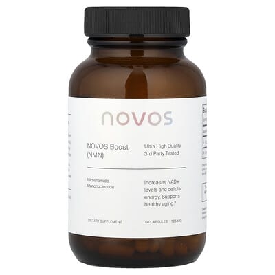 Novos Boost (NMN), 60 капсул (125 mg per Capsule)