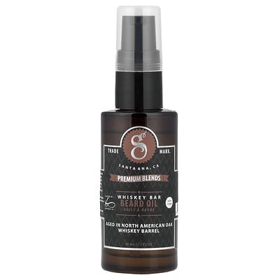 Premium Blends Beard Oil, Whiskey Bar, 1 fl oz (30 ml)