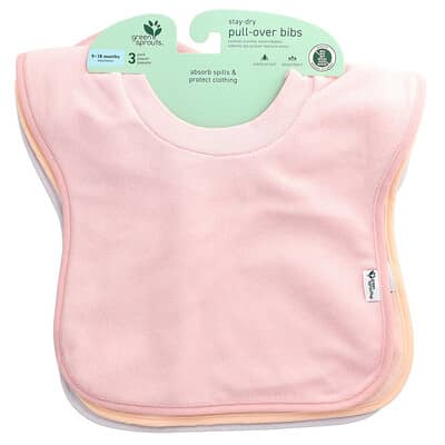 Слюнярики Stay-Dry Pull-Over, 9-18 месяцев, 3 шт