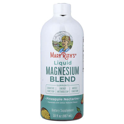 Магниевая смесь Liquid Magnesium Blend, Pineapple Nectarine, 30 fl oz (887 ml)