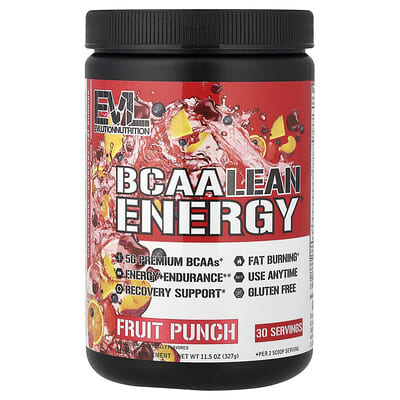 BCAA Lean Energy®, фруктовый пунш, 327 g