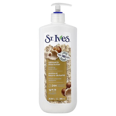 Успокаивающий лосьон для тела с овсом и маслом ши, 20.28 fl oz (600 ml)