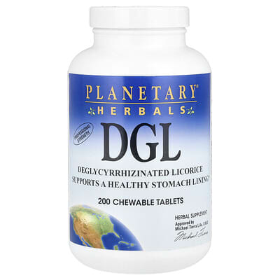 DGL, 380 mg, 200 жевательных таблеток