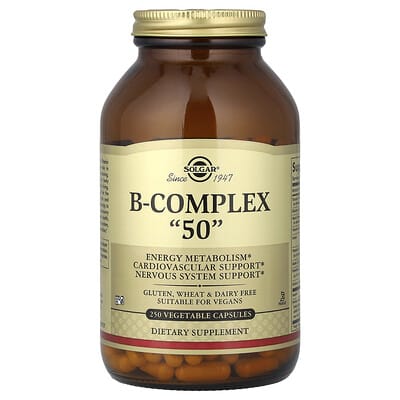 B-Complex "50", 250 вегетарианских капсул