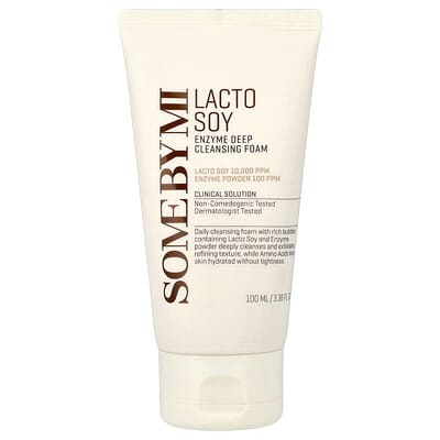 Lacto Soy, Enzyme Deep Cleansing Foam, 3.38 fl oz (100 ml)