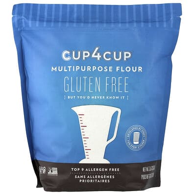 Мука многоцелевая Cup4Cup Gluten Free, 3 lbs (1,362 g)