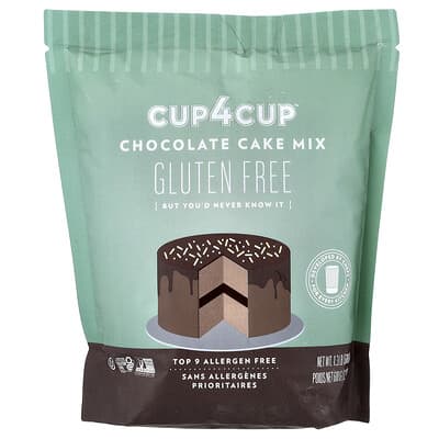 Chocolate Cake Mix без глютена, 1.3 lb (600 g)