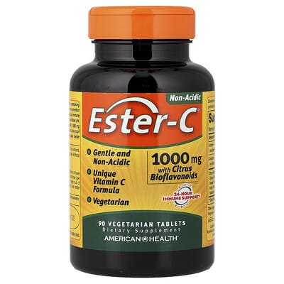 Ester-C® with Citrus Bioflavonoids, 1,000 mg, 90 Vegetarian Tablets