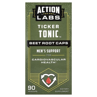 Мужские капсулы Ticker Tonic™ Beet Root, 90 VegCaps