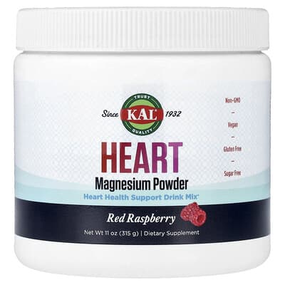 Магний Heart, красная малина, 11 oz (315 g)