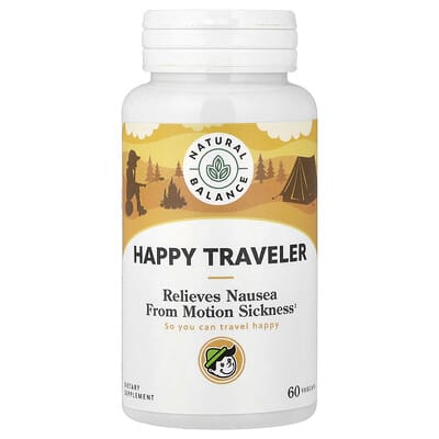 Happy Traveler, 60 вегетарианских капсул