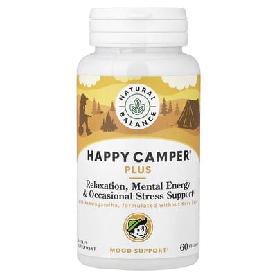Happy Camper® Plus, 60 вегетарианских капсул