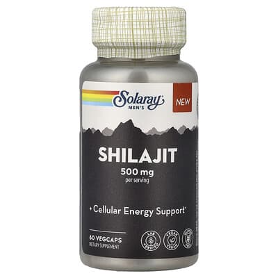 Мужской Shilajit, 60 вегетарианских капсул (250 mg на капсулу)