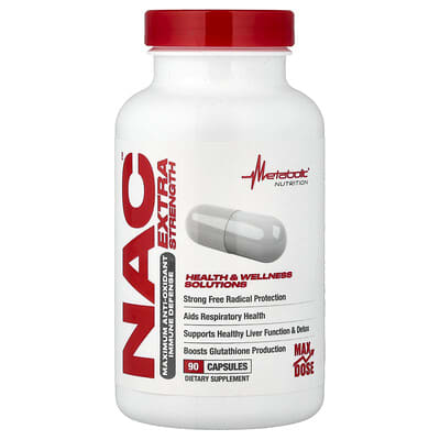 Metabolic Nutrition NAC, 90 капсул (650 mg)
