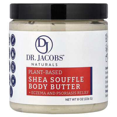 Dr. Jacobs Naturals сливовое масло для тела из растительного масла ши, без ароматизаторов, 8 oz (226 g)