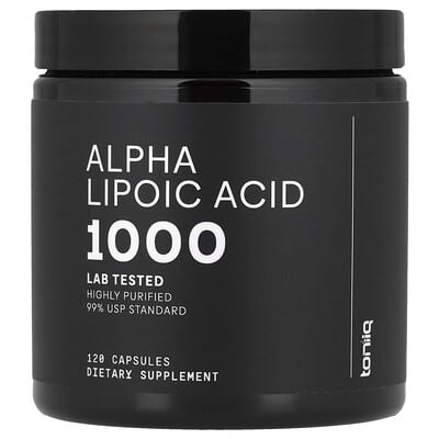 Альфа-липоевая кислота 1000, 120 капсул (500 mg на капсулу)