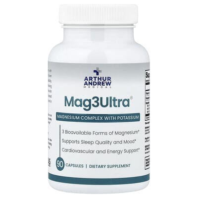 Mag3Ultra® магниевый комплекс с калием 90 капсул