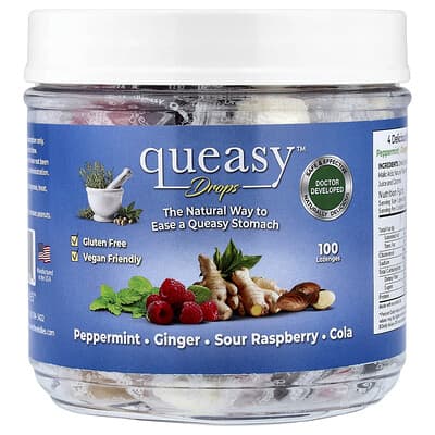 Queasy™ Капли, ассорти, 100 пастилок