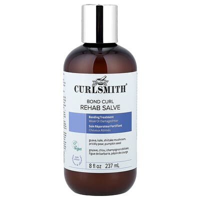 Средство для восстановления волос Curlsmith Bond Curl Rehab Salve, для слабых или поврежденных волос, 8 fl oz (237 ml)