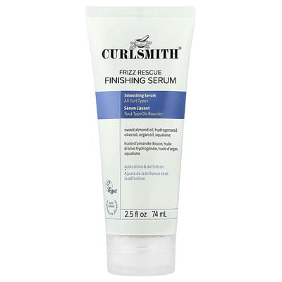 Curlsmith Сыворотка для укладки Frizz Rescue Finishing Serum, для всех типов завитков, 2.5 fl oz (74 ml)